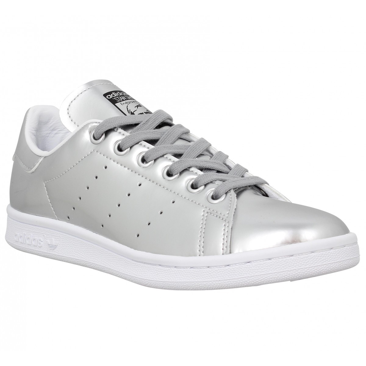 adidas stan smith femme blanche et argent